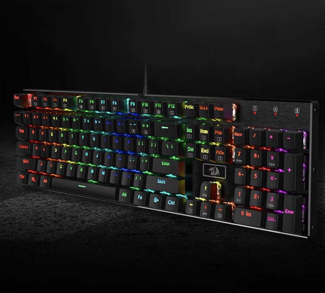 Redragon K556 RGB Gaming Keyboard With Extra Pro Switches