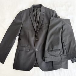 Premium Black Suit Bundle w/ Shirts (38R Blazer, 34R Pants)