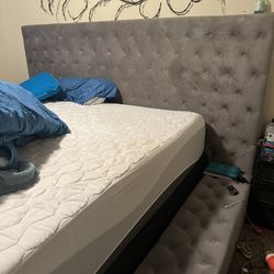 Grey Bed Frame