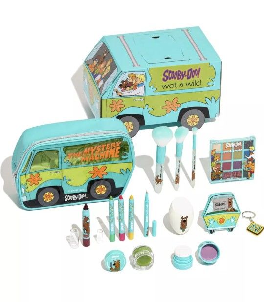 wet& wild Scooby Doo Limited Edition PR Box Makeup Set with Brushes and Palettes