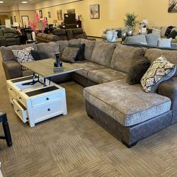 Sectional In Stock For Immediate Delivery 