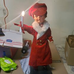 1985 Vintage Christmas Carole Motion Singer. L