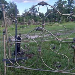 Ornate Metal Bed Frame