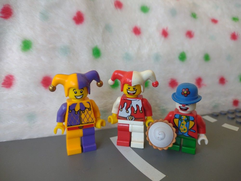 Lego Clown Jester Minifigures Bundle