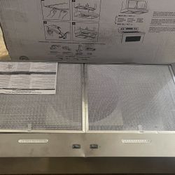 AVFS1 36 in. 375 Max Blower CFM Convertible Under-Cabinet Range Hood with Light in Stainless Steel