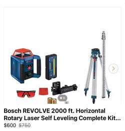 Bosch Revolve 2000ft Horizontal Rotary Laser