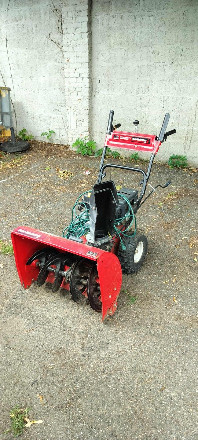 Yard Machines Snowblower