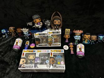 MARVEL NIB and NEW out of box Funko Pop &   Soda Black Panther figures - Wakanda Forever  LOT OF 20