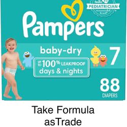 Pampers Baby Dry Size 7 Diapers-Pañales 