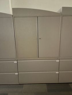 Metal cabinets
