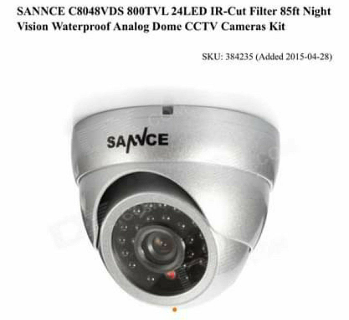 Sannce Security Camera