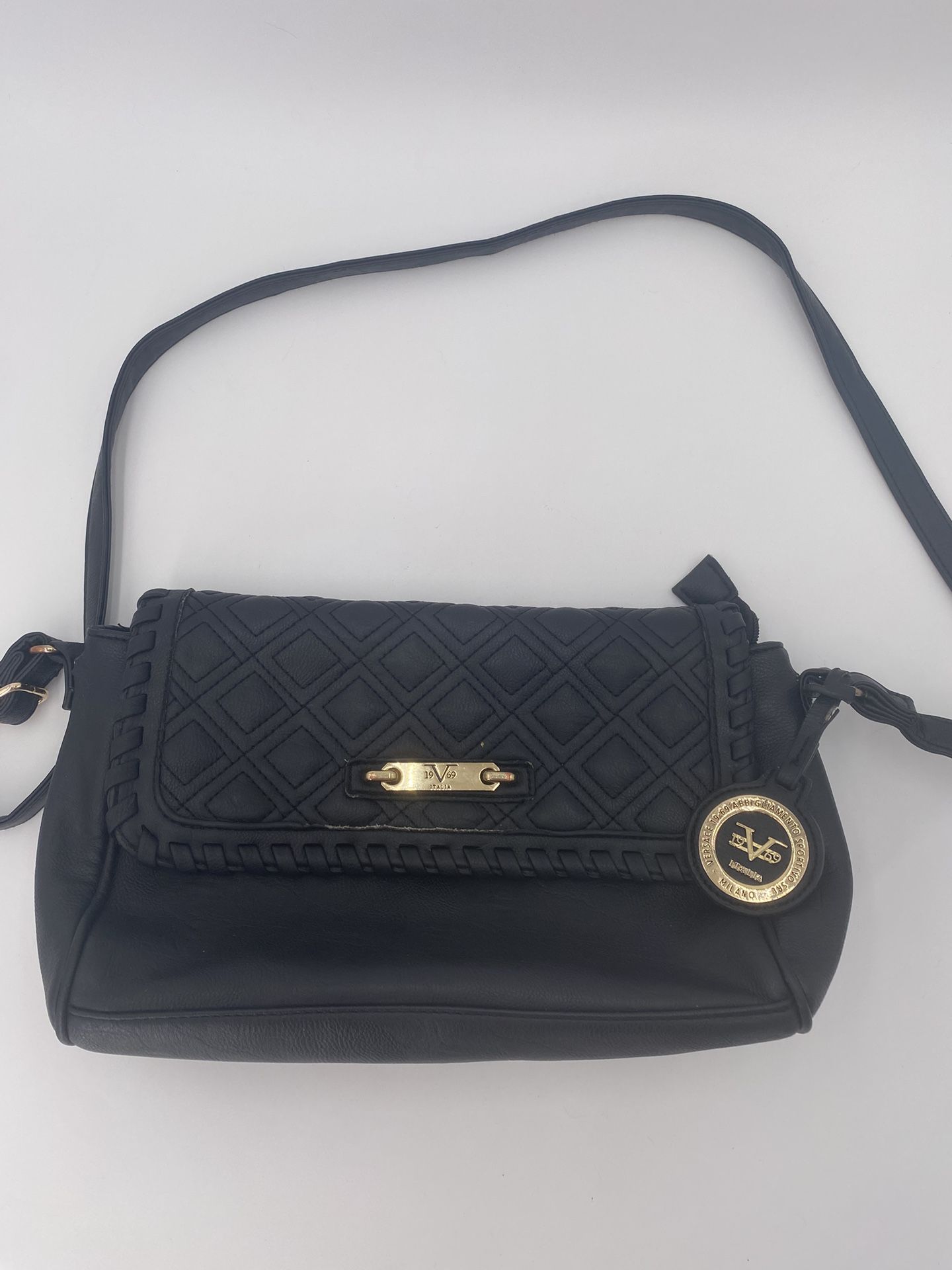Italia Versace 19-69 Abbigliamento Sportivo SRL Milano Black Purse