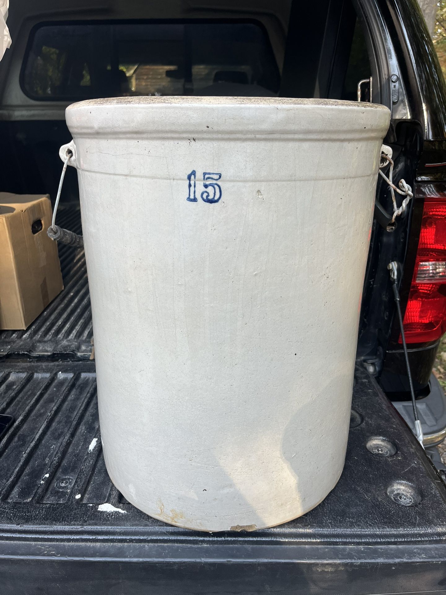 Vintage 15 Gallon Crock
