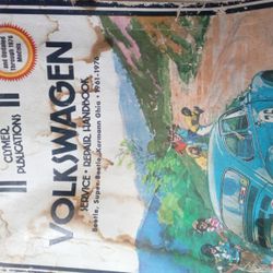 Volkswagen And Motorcycle Manuals $5ea