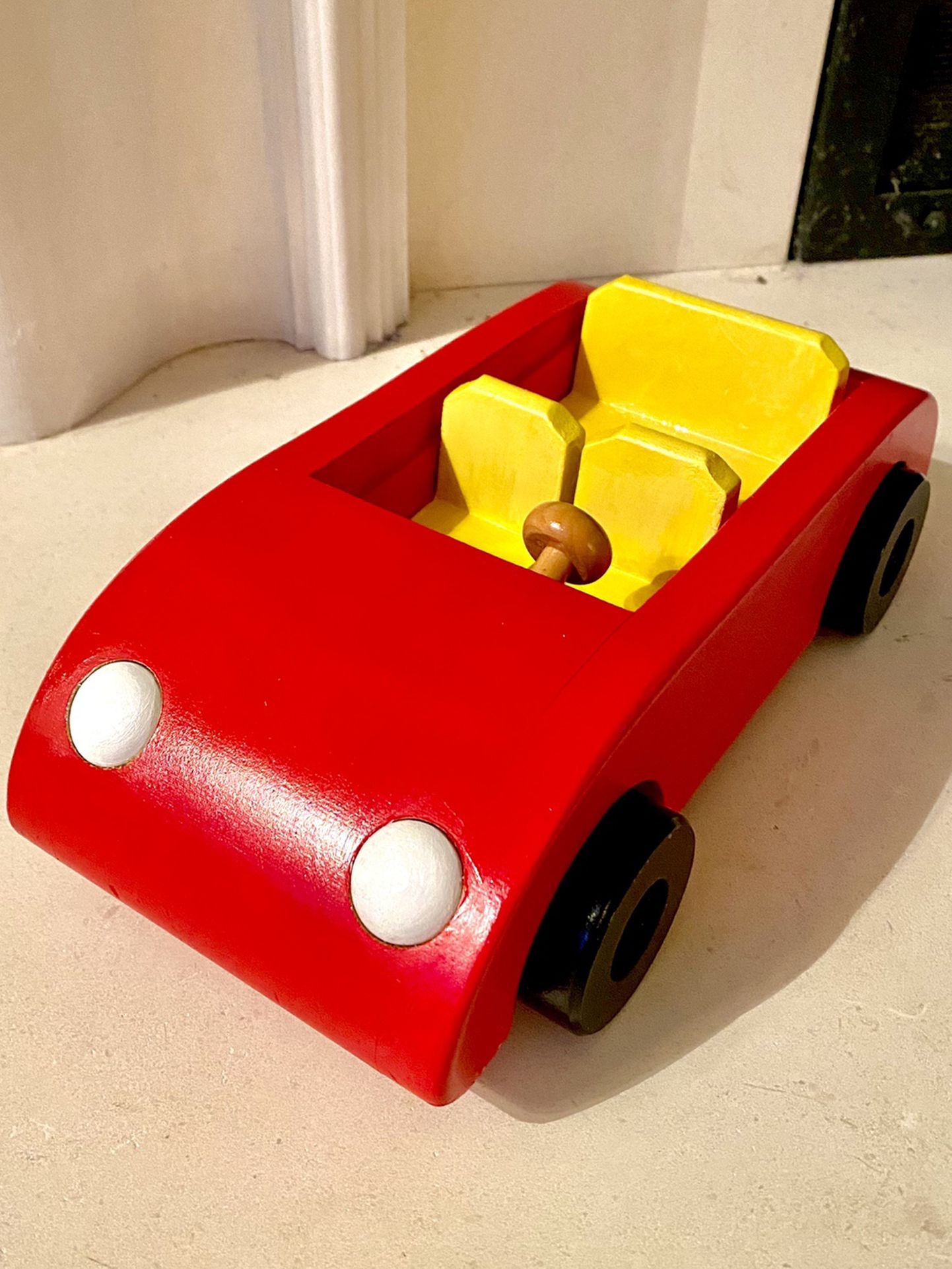 Ryan’s Room “Take A Ride” Red Convertible Wooden Car 🚗