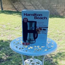Hamilton Beach Programmable Thermal Coffee Maker, 10 Cups Capacity