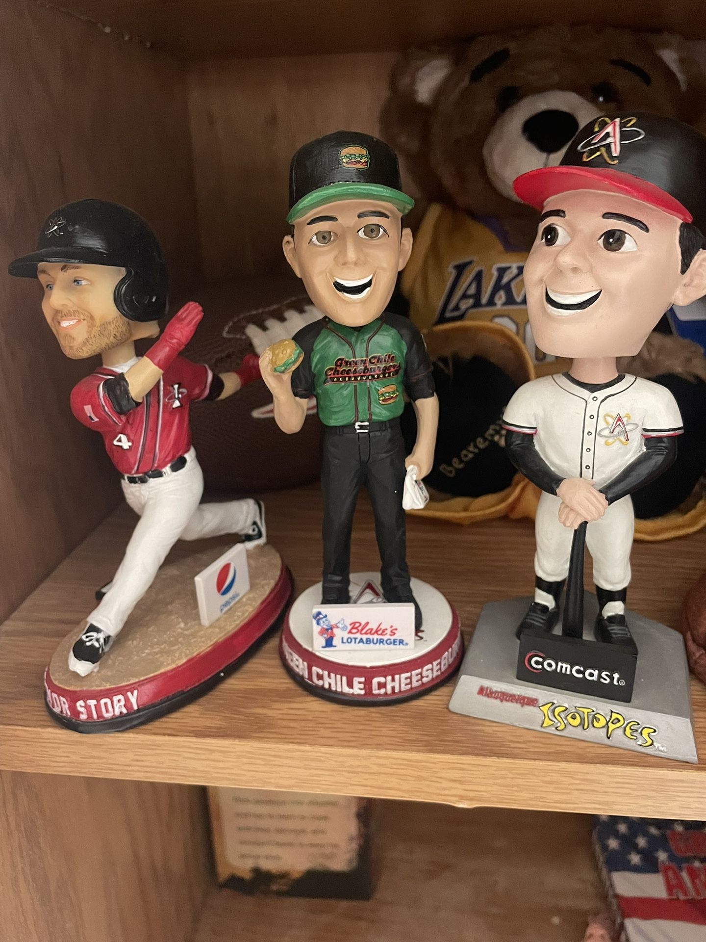 Isotopes Bobble Heads Beer Mug And Picture Frame 