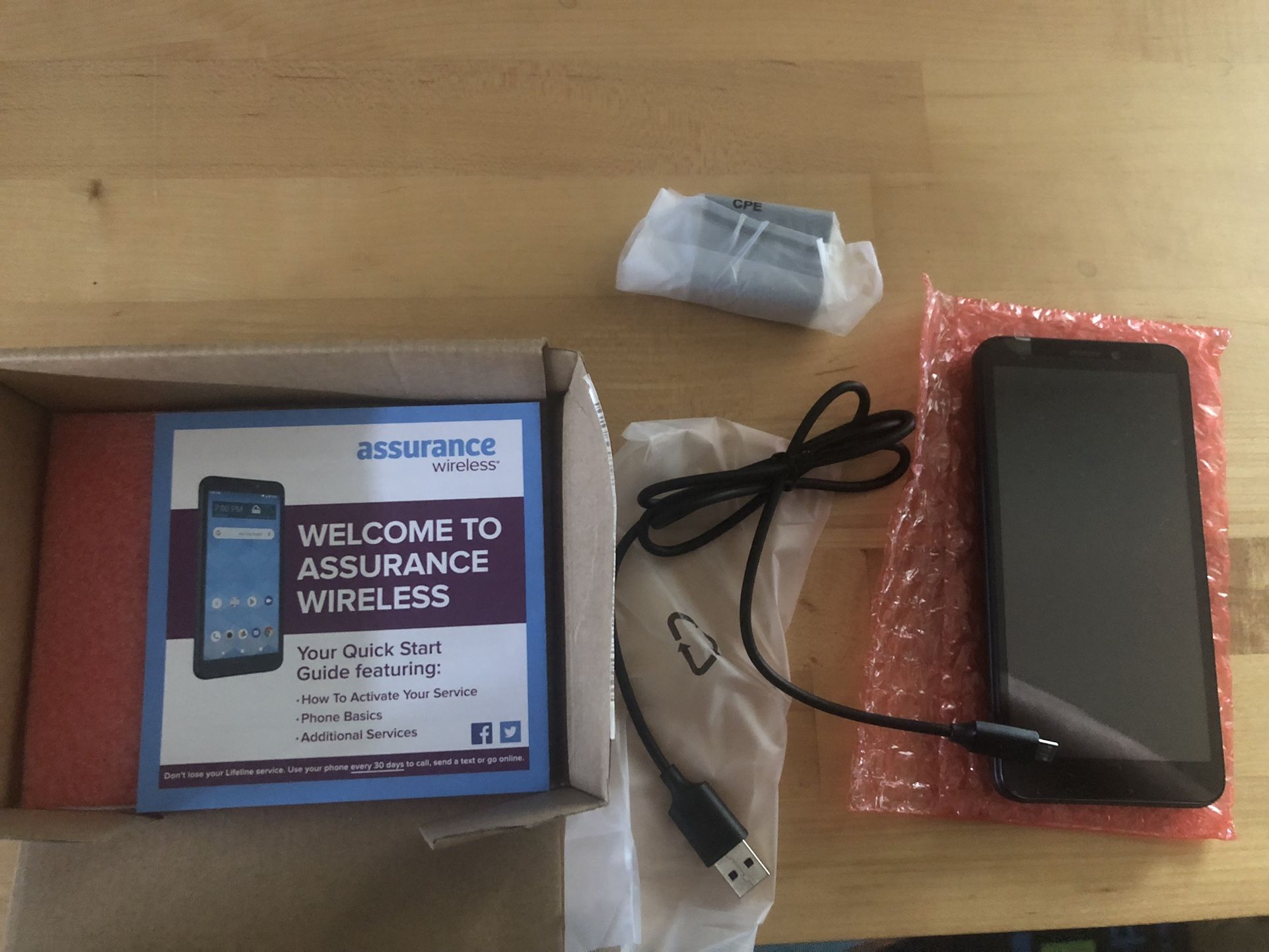 BRAND NEW 4G Android Smart Phone With Assurance Wireless BUT Can Unlock To Use With Others-Brand New ππΌ In Box - Charger Included Must Come To HB