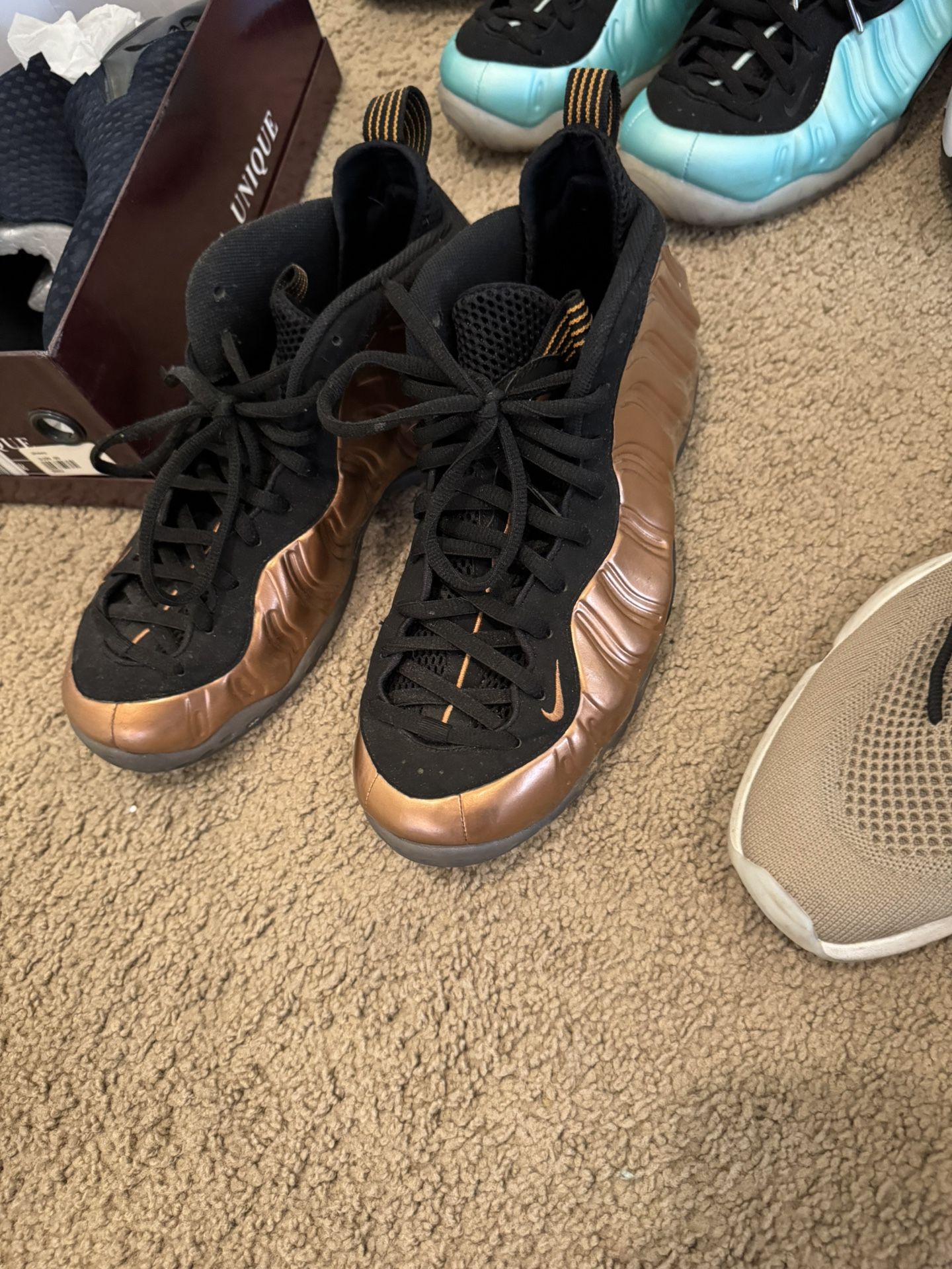 Nike Copper Foamposite Sz10.5 $150obo