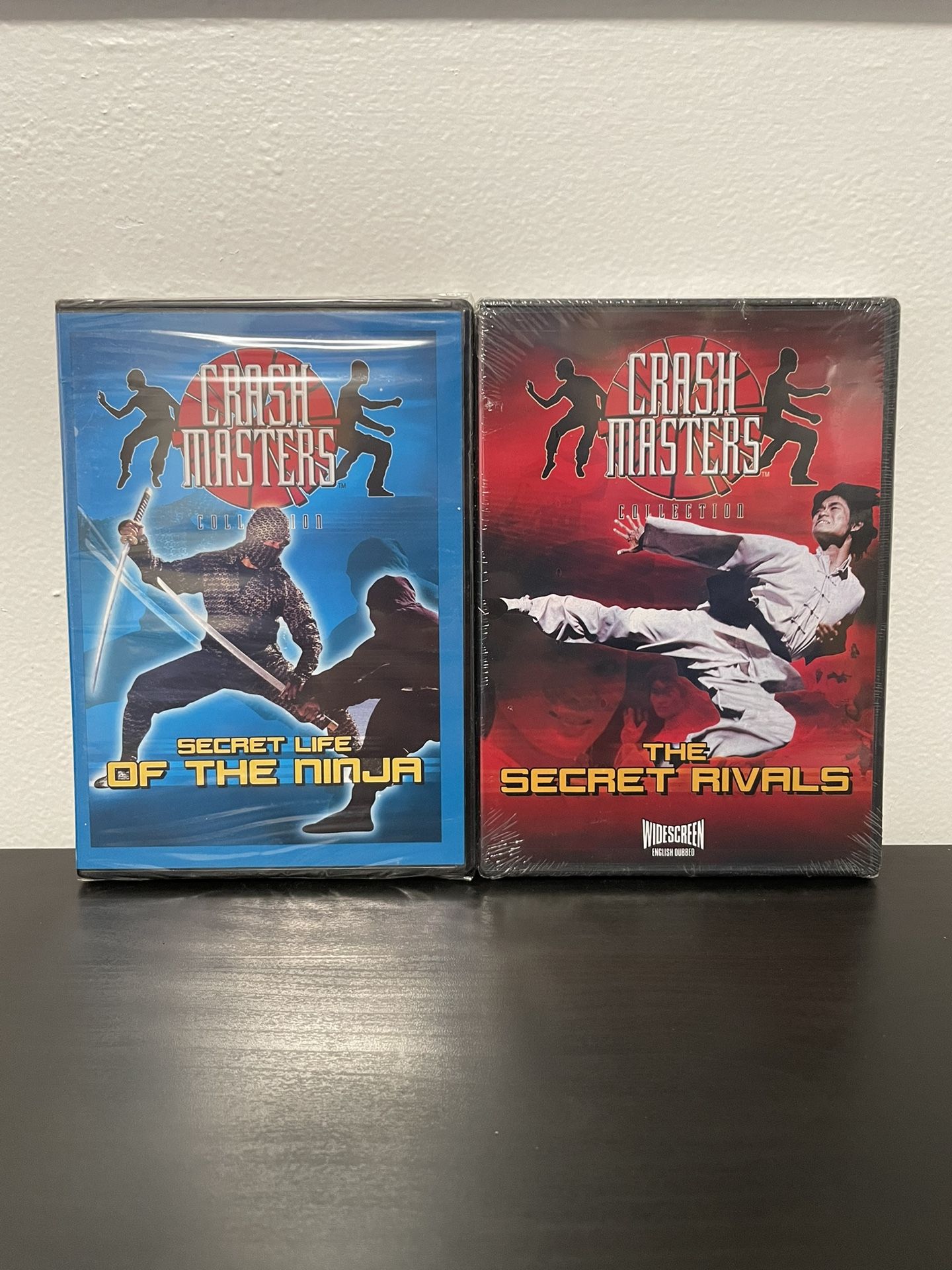 Crash Masters Collection DVD Bundle NEW SEALED Secret Rivals Ninja Martial Arts
