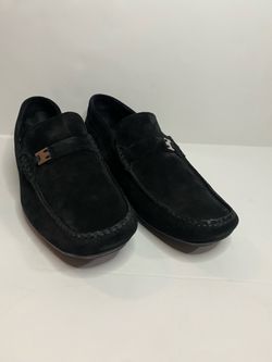 Bruno Magli black Suede Loafers size 13