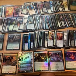 140+ wizard of coast Magic the Gathering Foil card lot #3