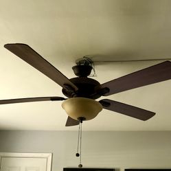 2 Ceiling Fans 48” 5 Blade And 44” 4 Blade 