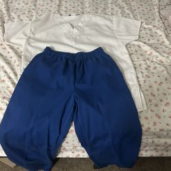 Scrub Shirt With Scrub Pants