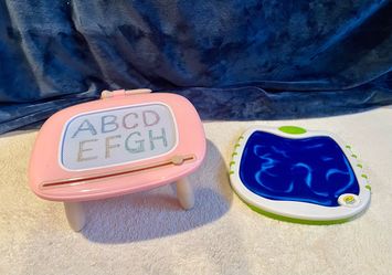 Crayola Mess-Free Touch Light Painting Sensory Board & Magnetic Drawing Board