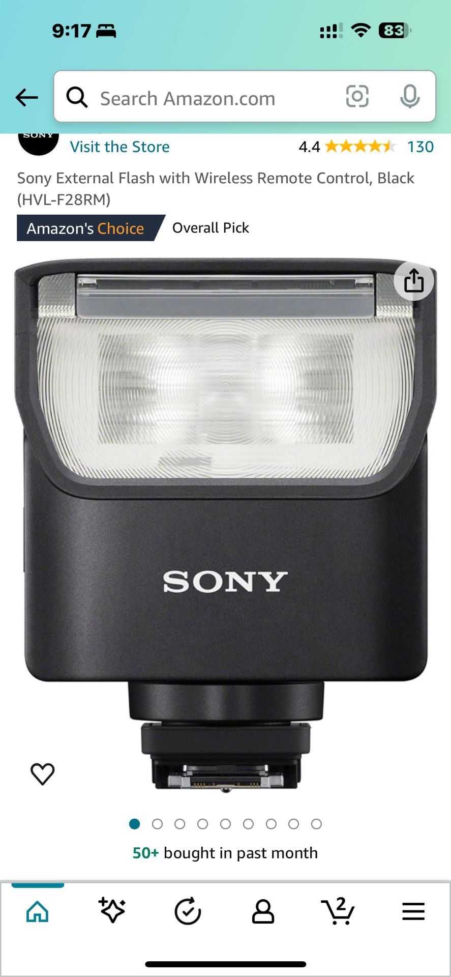 Sony Camera Flash