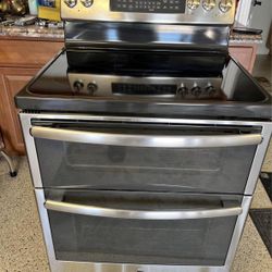 Stainless Steel Double Oven Range