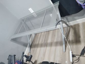 Glass desk