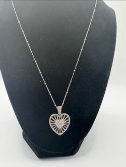 Brighton silver heart pendant necklace