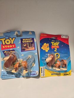Slinky Dog toy story Keychain 1996 and 1999 toy story 1, toy story 2.