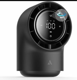 Aecooly Touch Control Desk Fan 100 Speeds Quiet Bedroom Digital Display 8000mAh