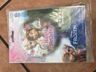 Frozen 5pk birthday balloons