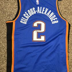 Shai Gilgeous Alexander Signed Jersey Oklahoma City Thunder JSA Certified