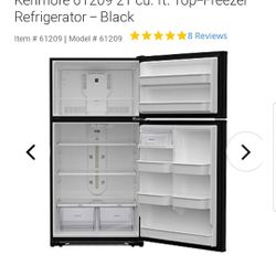 Black Whirpool 2 Door Fridges