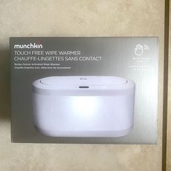NEW!..👩‍🍼👶🏼🧷 Munchkin Touch Free Wipe Warmer Motion Sensor Activated Swipe Hand Over It To Open By Itself