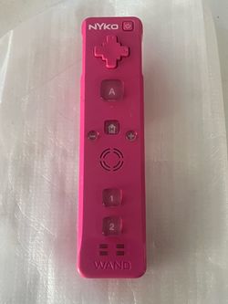 #5Used PINK Wii Remote for Nintendo Wii Console motion sensor