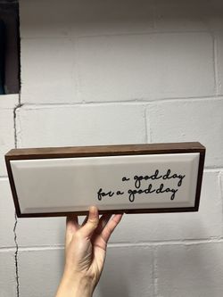 Sign home decor