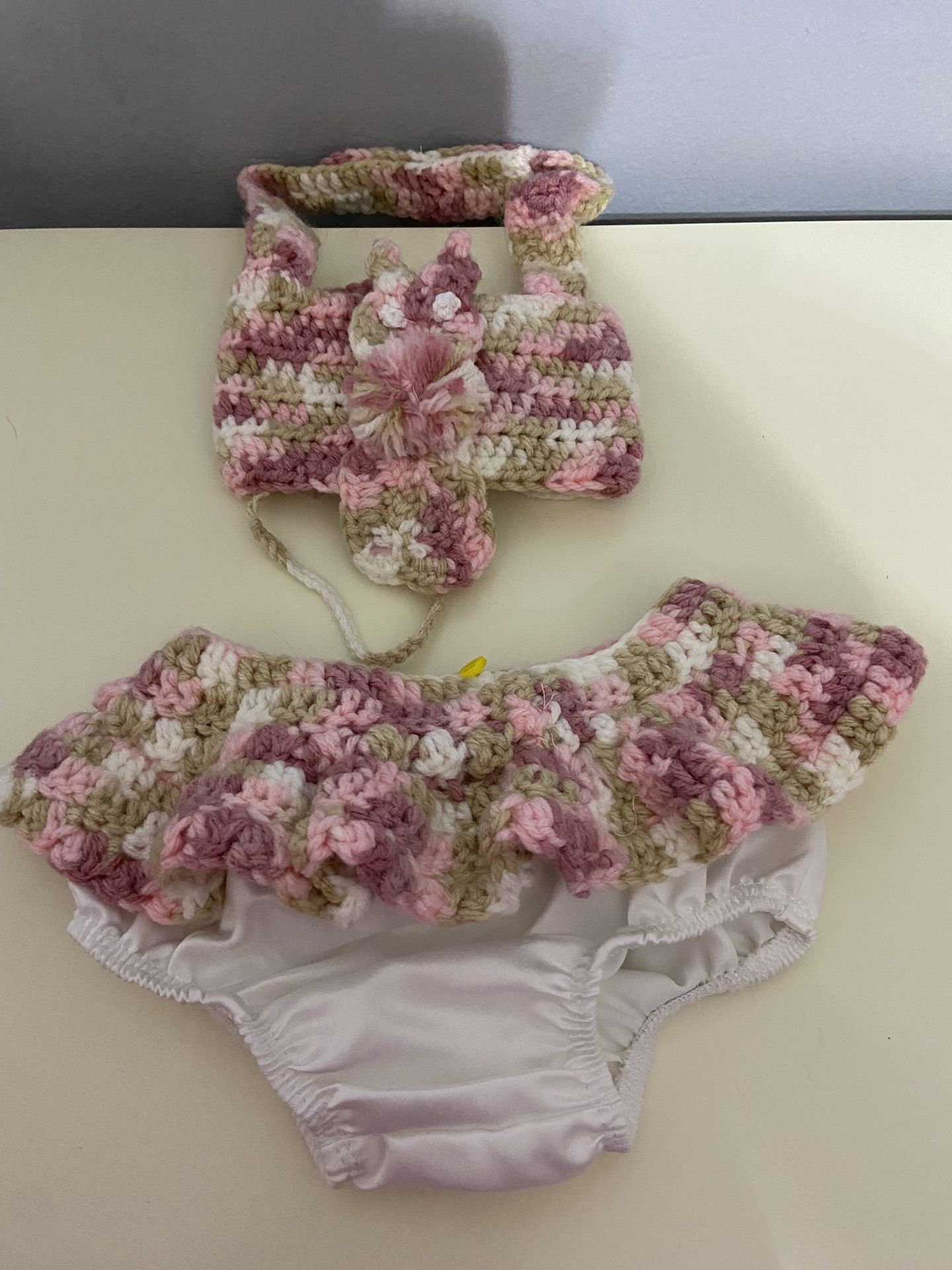 Crochet Bathing Suit , Traje De Baño Tejido Para Niña 