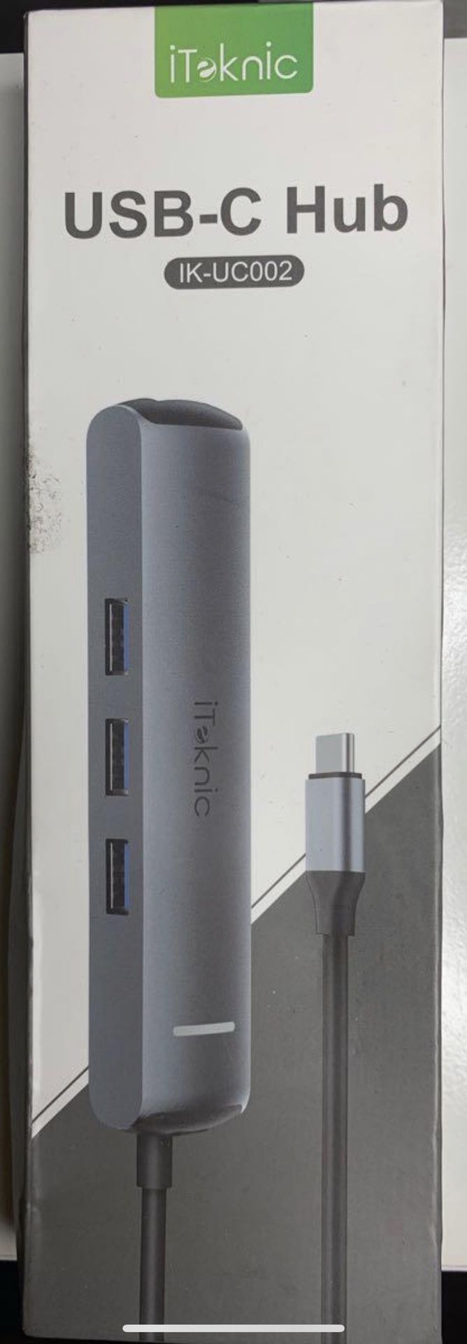 iTeknic USB C Hub, 6-in-1 USB C Adapter with 4K USB C to HDMI, Ethernet Port, USB PD Charging Port, 3 USB 3.0 Ports, for MacBook Pro, ChromeBook, XPS