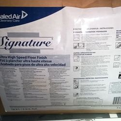 Sealed Air- Signature- Ultra High Speed Floor Finish What's Up Buddy