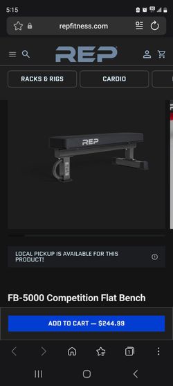 Flat bench rep FB-5000