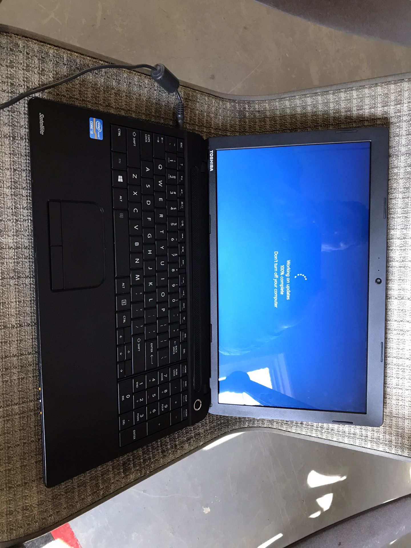 Toshiba Satellite Lap top with 2-new battery’s