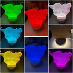 Dinosaur Night Light Color Display Room Decoration