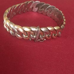 14.K Gold 925 Silver Braslet