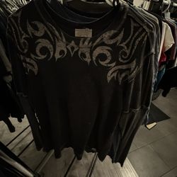 y2k grunge long sleeve shirt L