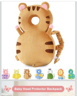 Baby Head Protector Backpack Tiger